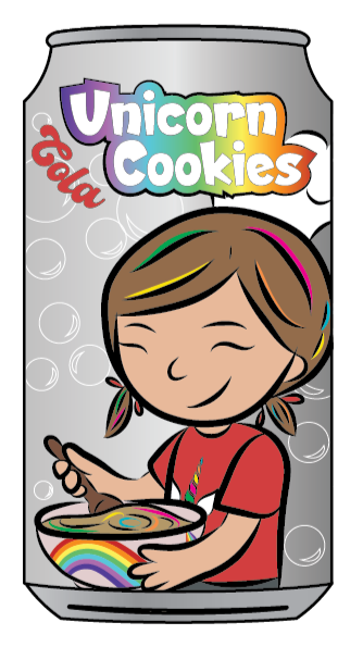 Unicorn Cola Cookies